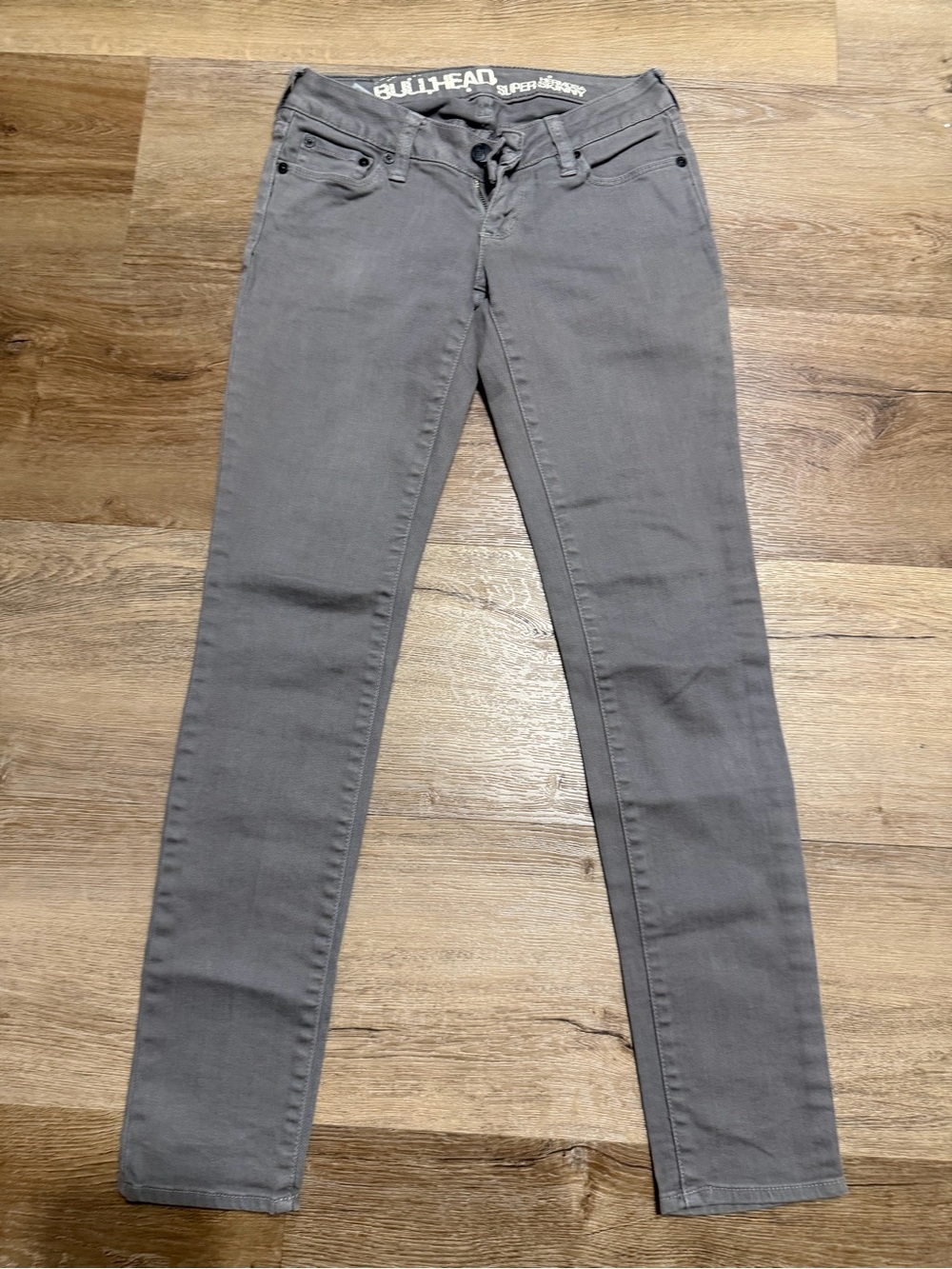 Bullhead Gray Skinny Jeans